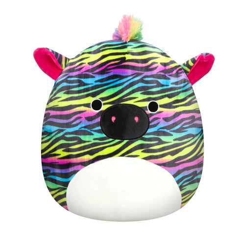 Squishmallows 14" Safiyah the Rainbow Zebra Plush