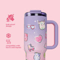 Squishmallows Sticker Bomb Tumbler with Straw - 10