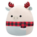 16-Inch Matthew the White Moose with Glitter Antlers - 2