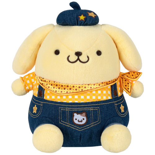 Hello Kitty and Friends Ultra-Premier Pompompurin Western Denim Plush — Limited Edition 12"