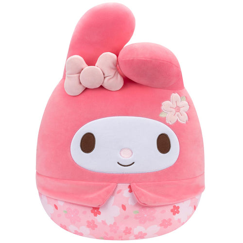 Squishmallows Hello Kitty and Friends My Melody Floral Print Plush — 14"