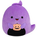 12-Inch Jordon the Purple Ghost Holding Jack O'Lantern - 1