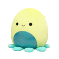12-Inch Orphie the Lime Green Octopus with Teal Tentacles - 2
