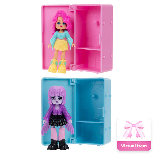 Royale High Surprise Locker Toy Playsets 2-Pack Series 1 – Dark & Light Dolls, Starlight Bow Code
