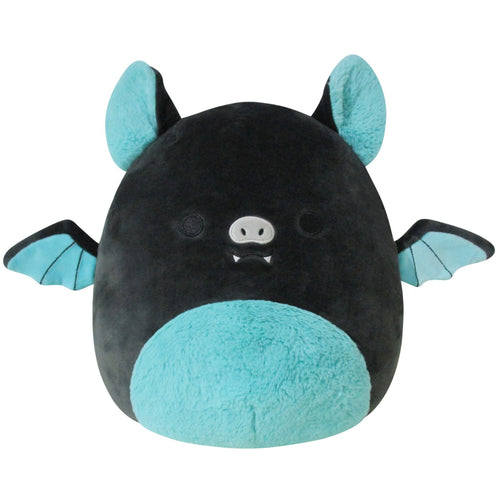 Squishmallows Aldous Black and Teal Fruit Bat Plush 12"