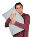 “Solid Slumber” Light Grey SquishPillow Pillowcase (Standard Size) - 2