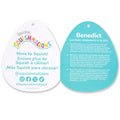 14-Inch Benedict the Purple Gradient Hippo with Sparkly Ears - 6