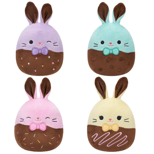 Squishmallows Easter Chocolate Bunny 4-Pack Plush 5"