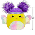 14-Inch Squish-Doos Posey the Yellow Butterfly - 5
