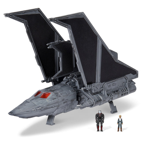 Star Wars Micro Galaxy Squadron Havoc Marauder Action & Toy Figures with Wrecker & Omega — 7" Vehicle + 1" Figures