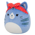 5-Inch Carizma the Blue Tabby Cat with Headband - 2