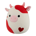 12-Inch Idris the Red and Off-White Cow - 2