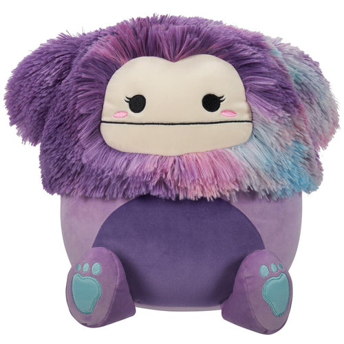 Squishmallows Eden 10" Plush – Purple and Blue Bigfoot