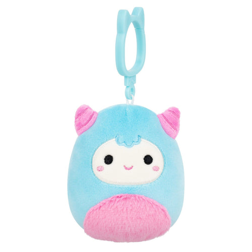 Squishmallows 3.5" Pookems the Blue Yeti Clip Plush