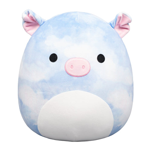 Squishmallows Nisbet Blue Tie-Dye Pig Plush — 12"