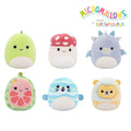 Micromallows 6-Pack – Danny Dinosaur, Dane Dragon, Malcolm Mushroom, Lena Guava Fruit, Leonard Lion, Noah Seal - 1