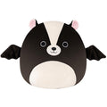 12-Inch Skyler the Black and White Skunk Bat - 1