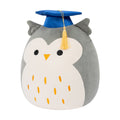 12-Inch Hoot the Grey Owl in Graduation Cap - 2