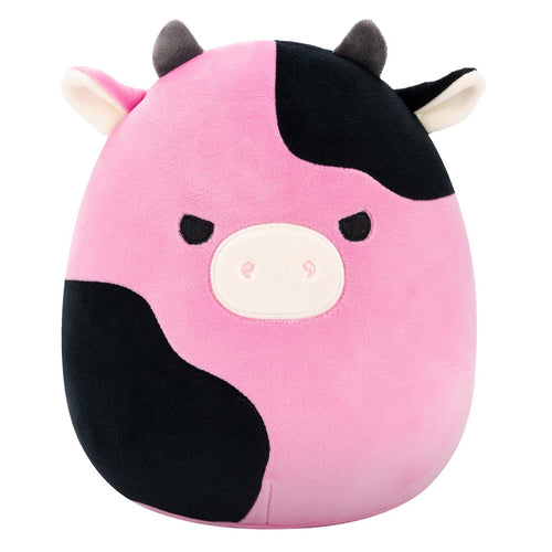 Squishmallows 8" Pollyanna the Black and Pink Cow Plush