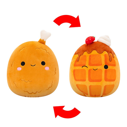 FlipAMallows Oksana Fried Chicken & Weaver Waffles Reversible Plush — 8"