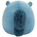 14-Inch Brunhilda the Blue Tonal Squirrel with Velvet Accents - 4