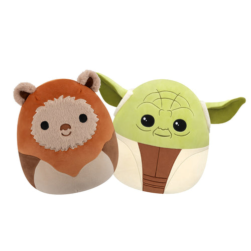Squishmallows 12" Star Wars Yoda and Ewok 2-Pack Plush