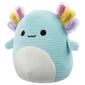 8-Inch Irina the Teal Corduroy Axolotl - 2