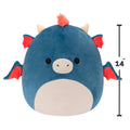 14-Inch Carin the Blue Dragon with Orange Mane - 5