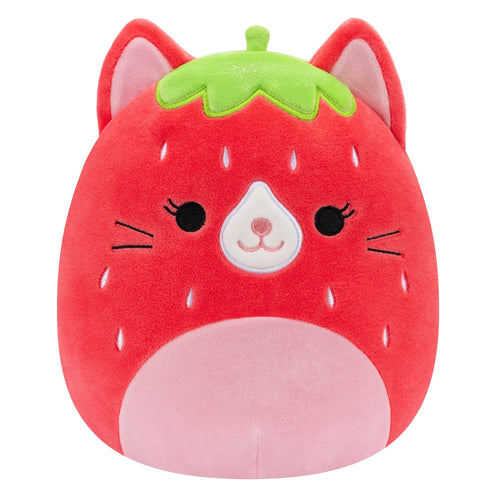 Squishmallows Olma Strawberry Cat Plush — 8" & 12"