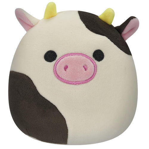 Squishmallows Connor Black and White Cow Plush 5"