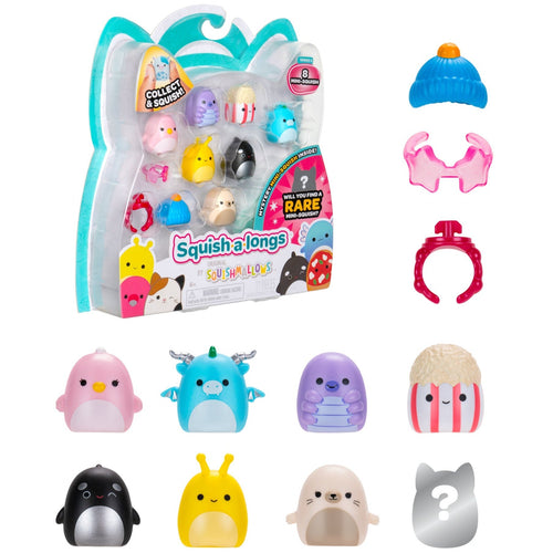 Squish-a-longs Mini-Squish 8-Pack Style 2 Toy Playsets