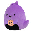 12-Inch Jordon the Purple Ghost Holding Jack O'Lantern - 2