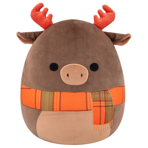 Squishmallows 16" Patterson the Moose with Orange Scarf Plush