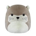 14-Inch Rie Light Brown Otter with Fuzzy Ears - 1