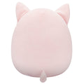 14-Inch Laura the Pink Tabby Cat Holding Birthday Cupcake - 4