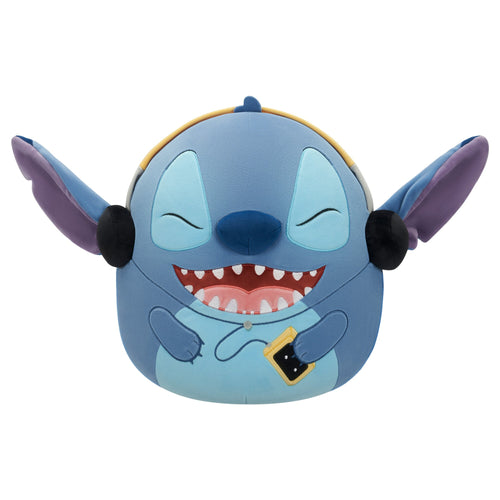 Squishmallows Disney Stitch with Headphones Plush 14"