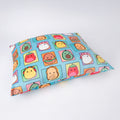 “Total Foodies” Teal SquishPillow Pillowcase (Standard) - 3