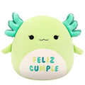 12-Inch Mipsy the Green Axolotl with “Feliz Cumple” Embroidery - 1