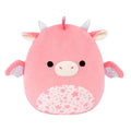 14-Inch Aegi the Pink Dragon with Sakura Print Belly - 1