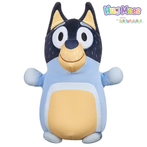 HugMees Squishmallows Bluey Bandit Plush 10"