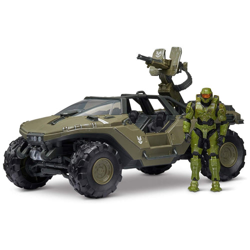 Halo World of HALO Warthog with Master Chief 4" Action & Toy Figures