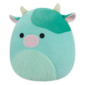 14-Inch Seamus the Green Cow with Fuzzy Belly - 2