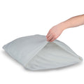 “Solid Slumber” Light Grey SquishPillow Pillowcase (Standard Size) - 4
