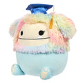 12-Inch Zozo the Teal Bigfoot in Graduation Cap - 2
