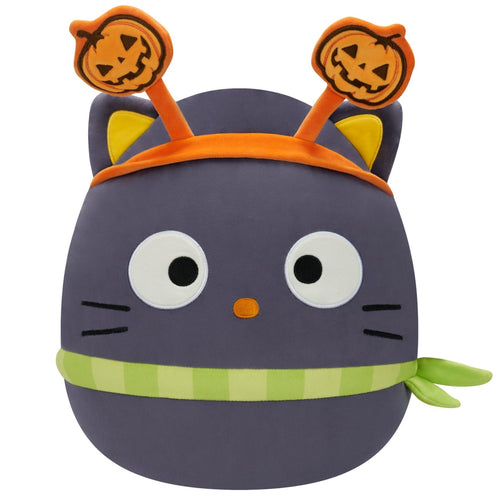 Squishmallows Hello Kitty and Friends Chococat Halloween 2025 Plush — 12"