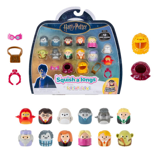 Squish-a-longs “Harry Potter” Mini-Squish and Accessory 12-Pack Toy Playsets