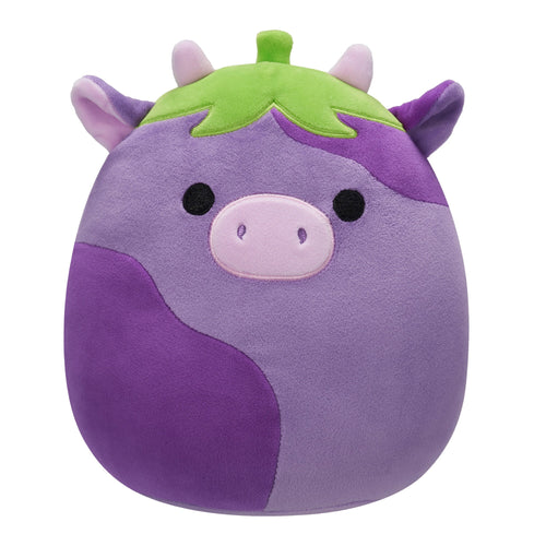 Squishmallows Frederick Eggplant Cow Plush 8"