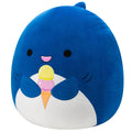 20-Inch Mav the Blue Shark Holding Ice Cream - 2