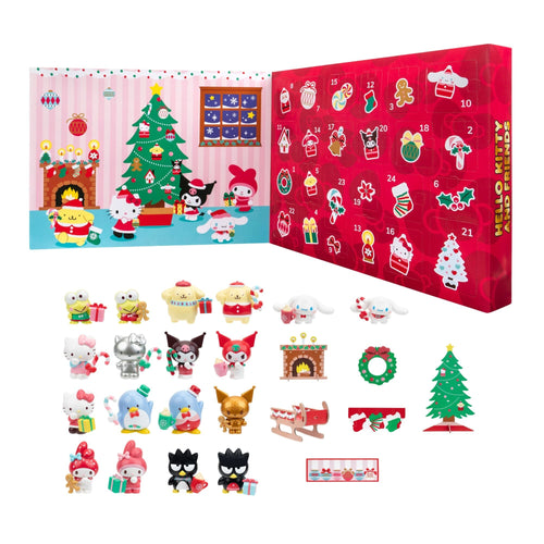 Hello Kitty and Friends 2025 Holiday Advent Calendar Toy Playsets