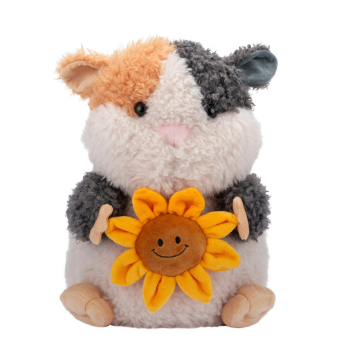 Russ Sunflower Cuddle Guinea Pig Plush – 14-Inch Medium Soft Toy